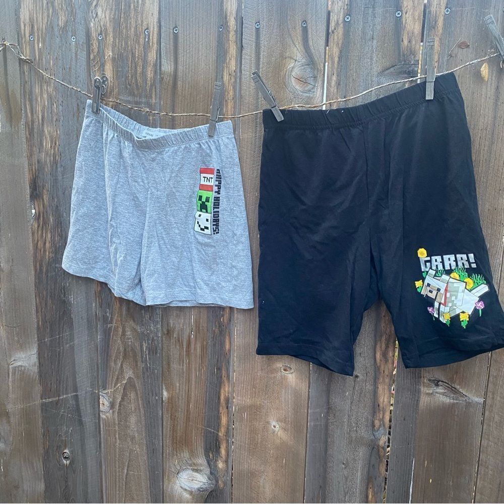 Boys Minecraft shorts bundle